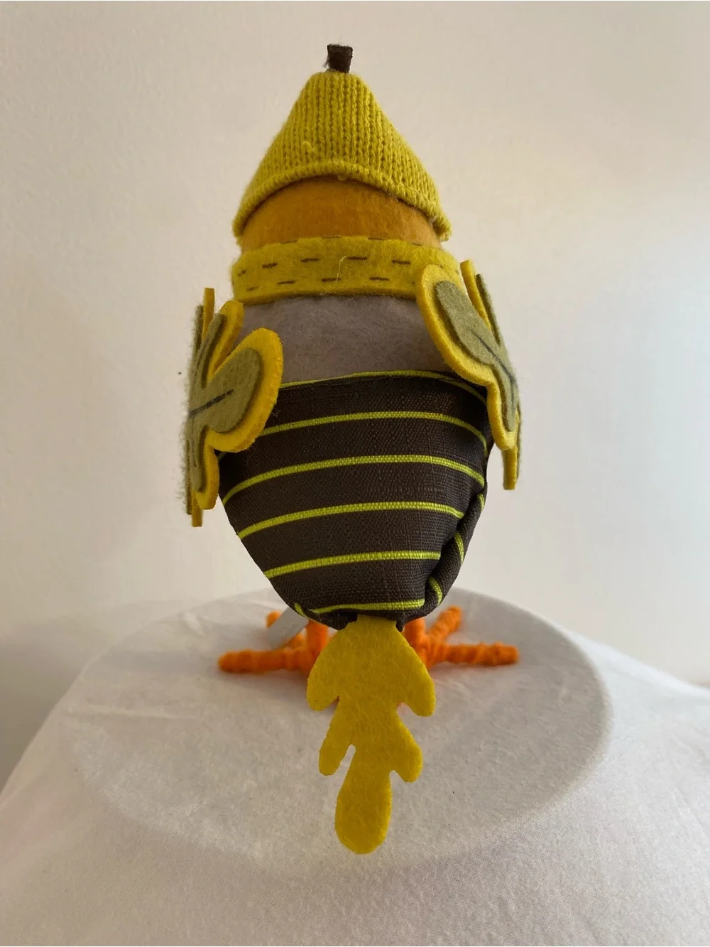 Target Featherly Friends 2020 “Filbert”  Yellow Bird Figurine with Orange Feet